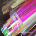 Película de la base del reflector del edificio del arco iris decorativo iridiscente
